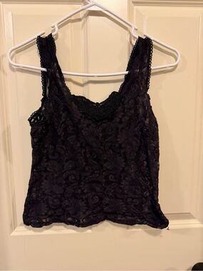 Secret Treasures Black Lace Camisole